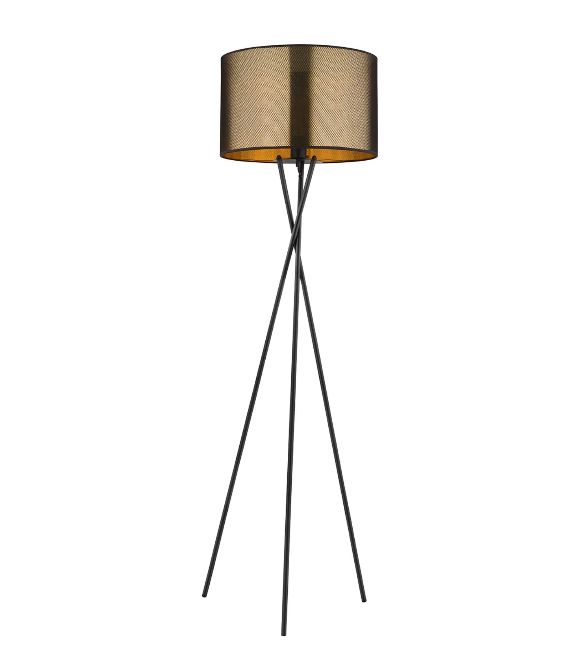 Stehlampe Nuggy 1-flammig Metall Gold Schwarz