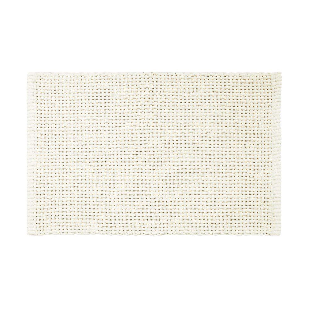 Badematte Baumwollmischgewebe Weiß Öko-Tex Standard 100