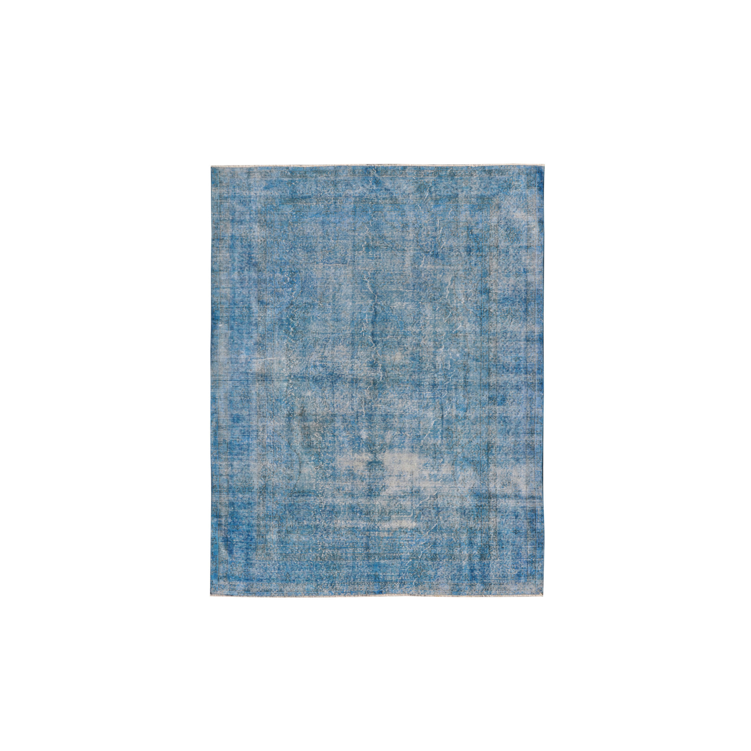 Teppich Wolle Blau 309cm x 207cm