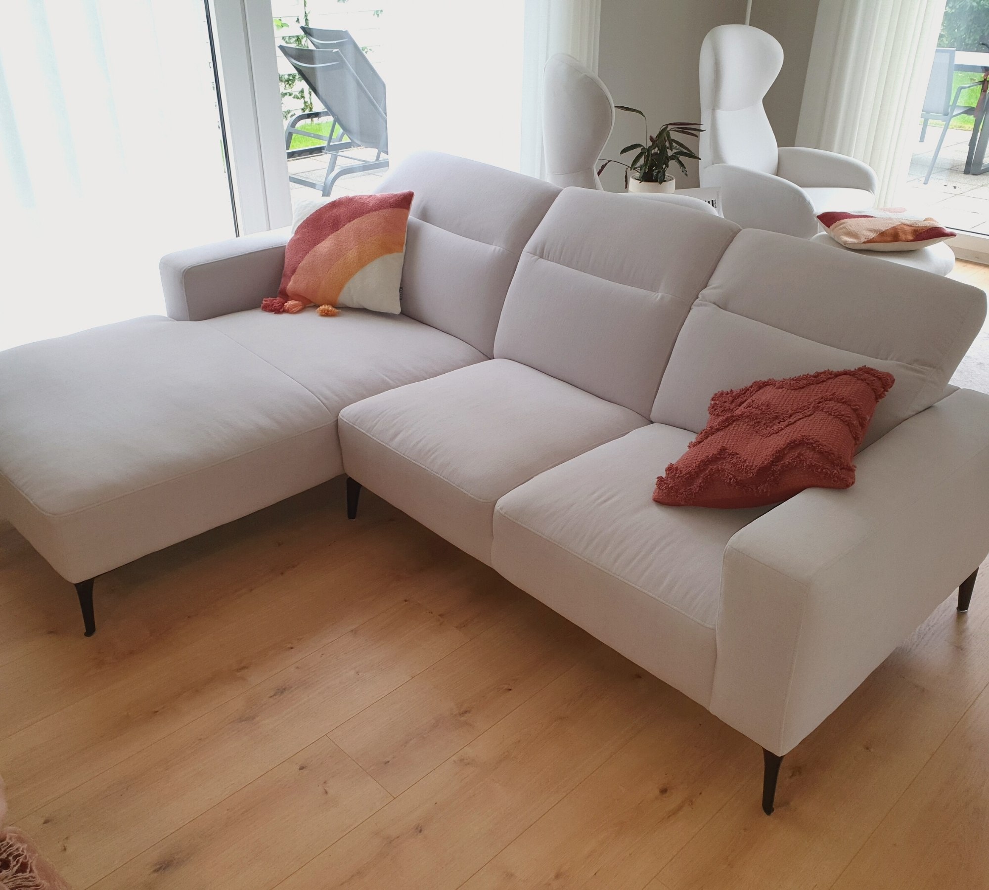 Zürich 3-Sitzer Sofa mit Ruhemodul Frisco Beige