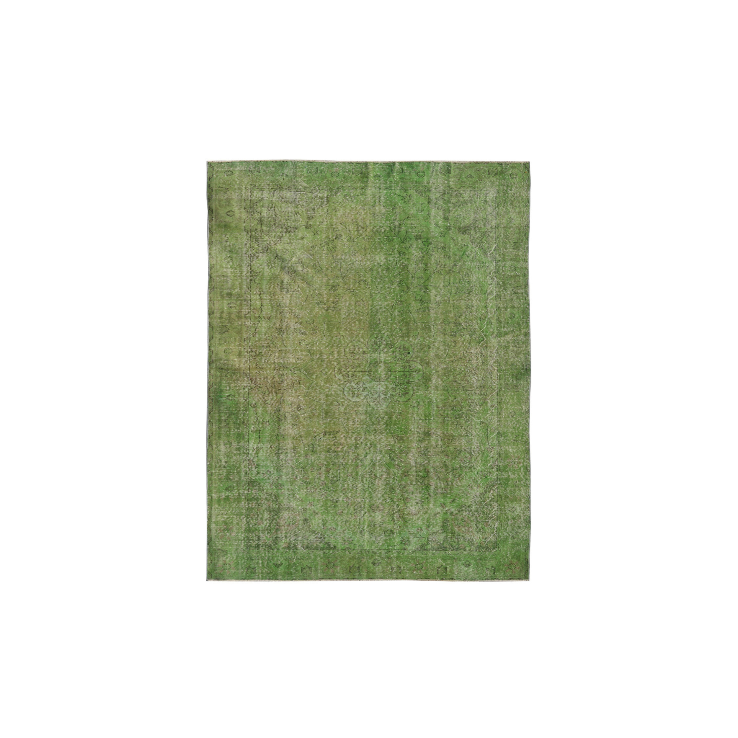 Teppich Wolle Grün 320cm x 205cm