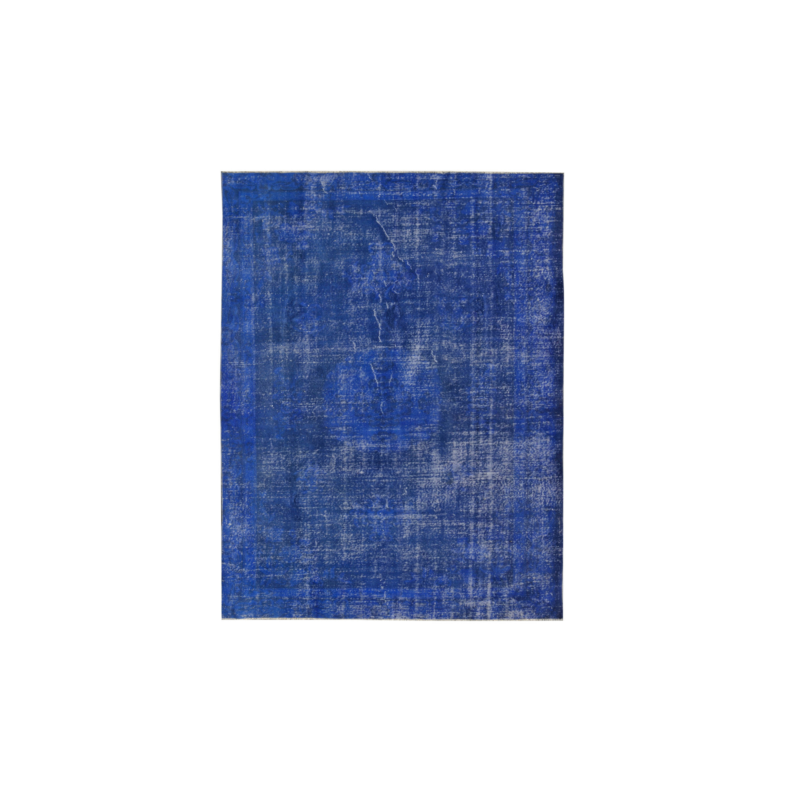 Teppich Wolle Blau 295cm x 192cm
