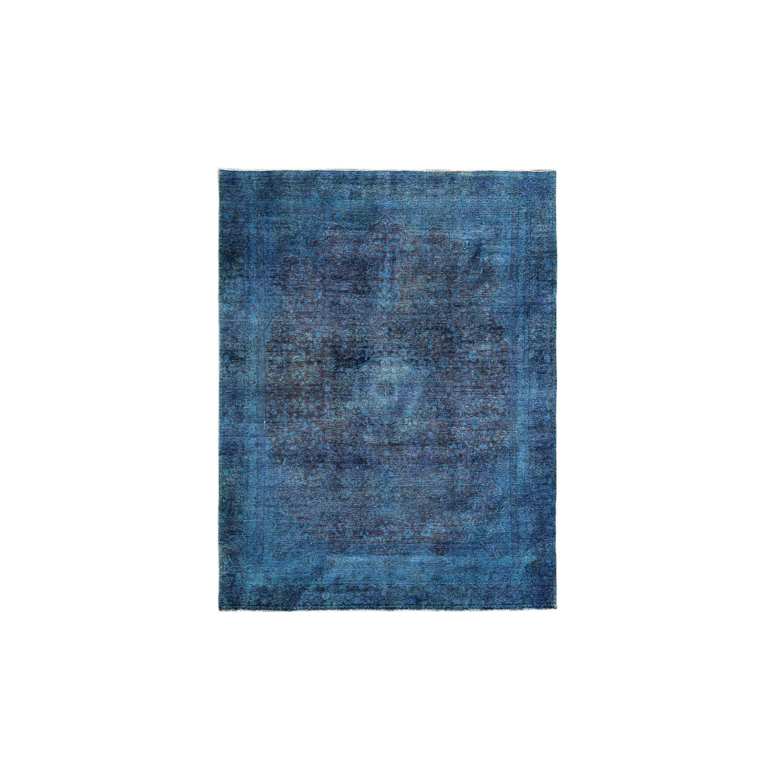 Teppich Wolle Blau 359cm x 260cm