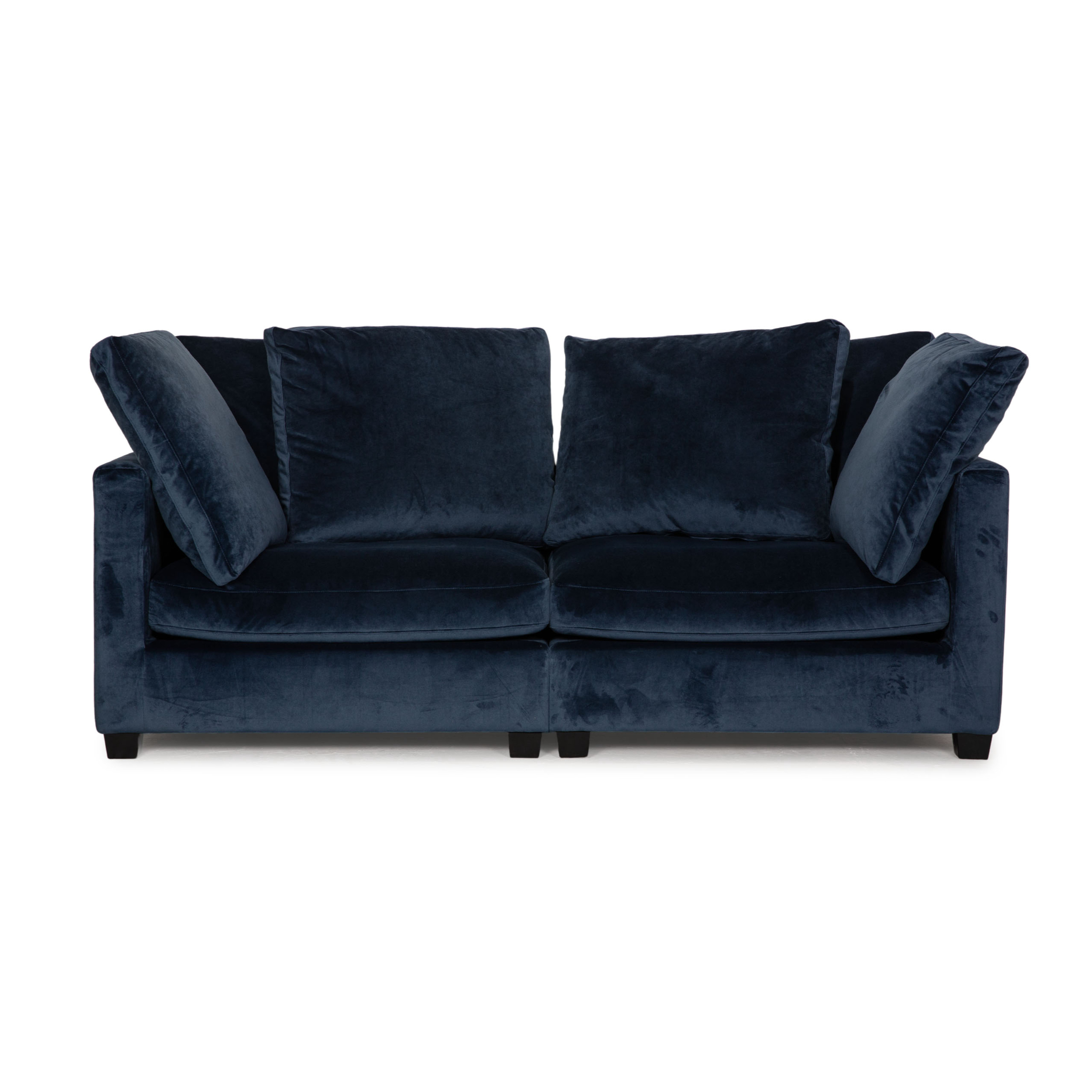 Viking Sofa 2-Sitzer Samt Blau