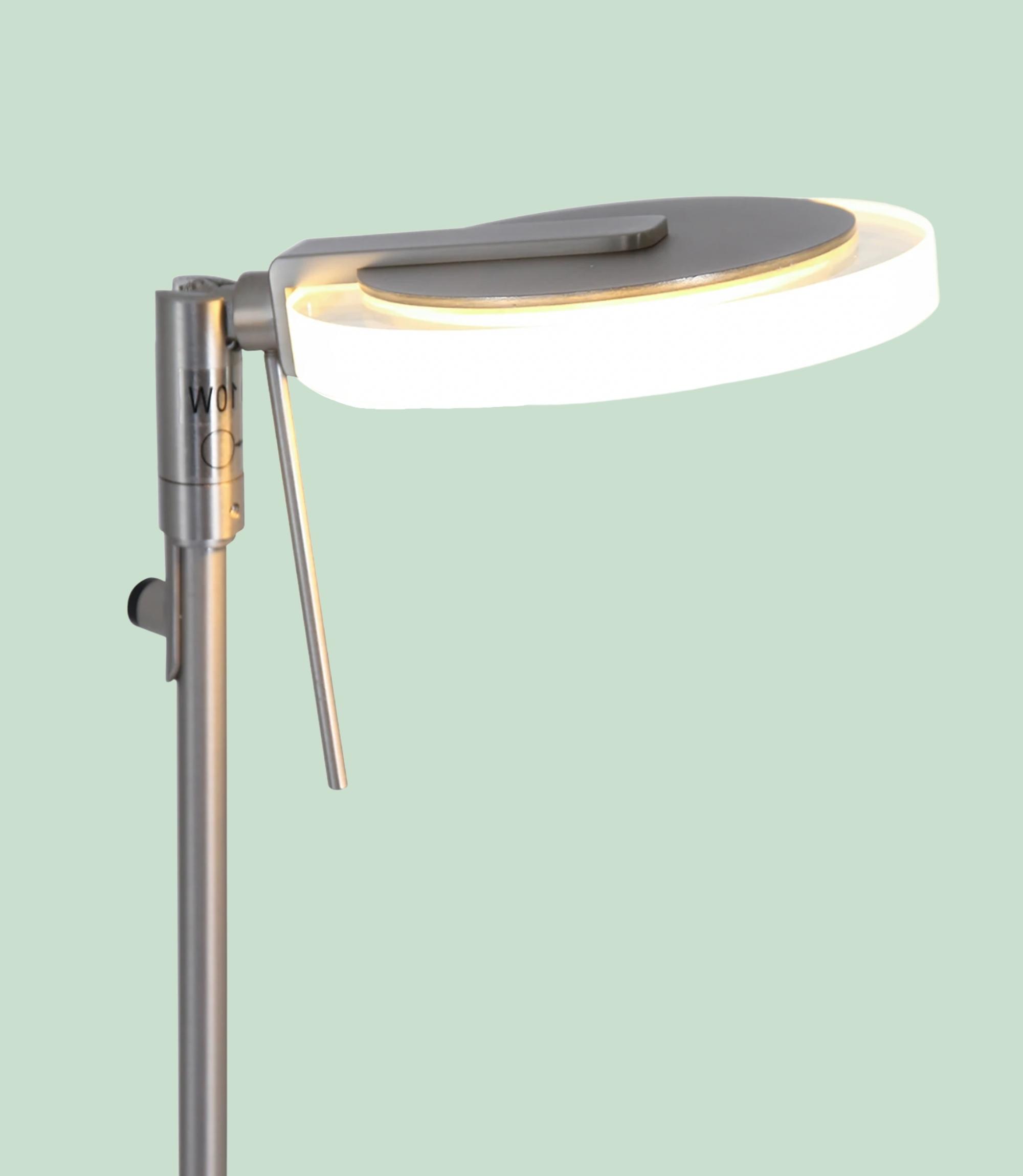 LED Stehleuchte Klarglas Verstellbar 1-Flammig