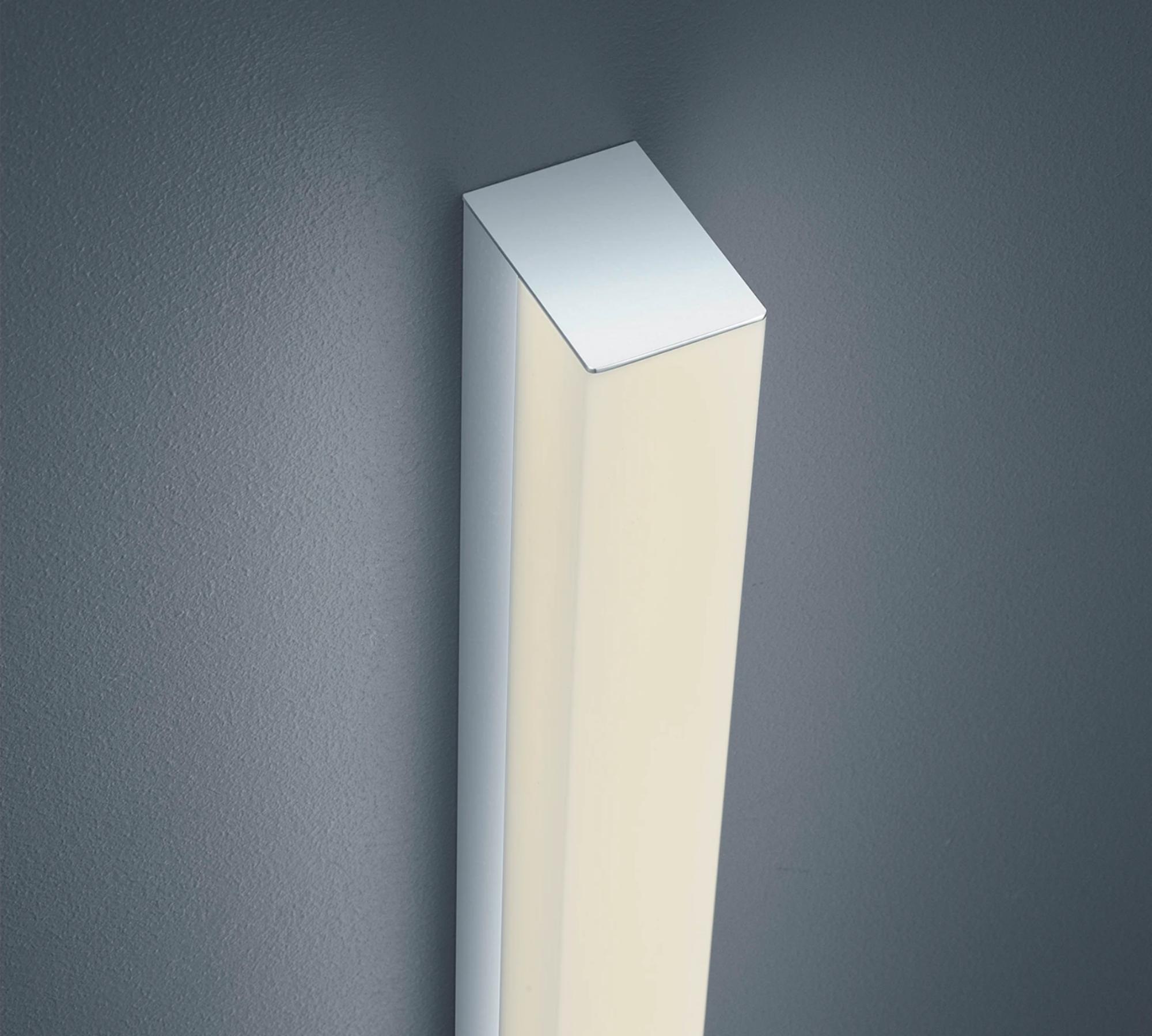 1-flammige LED-Badleuchte Acrylglas Weiß