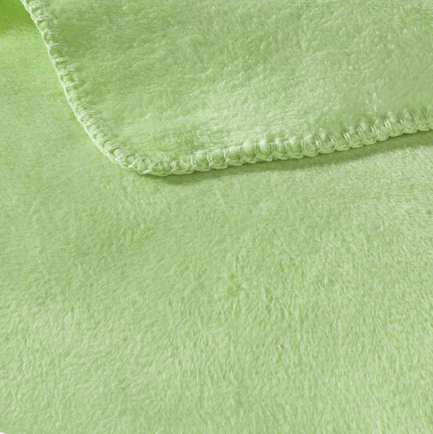 Wohndecke aus Baumwollmischgewebe Grün