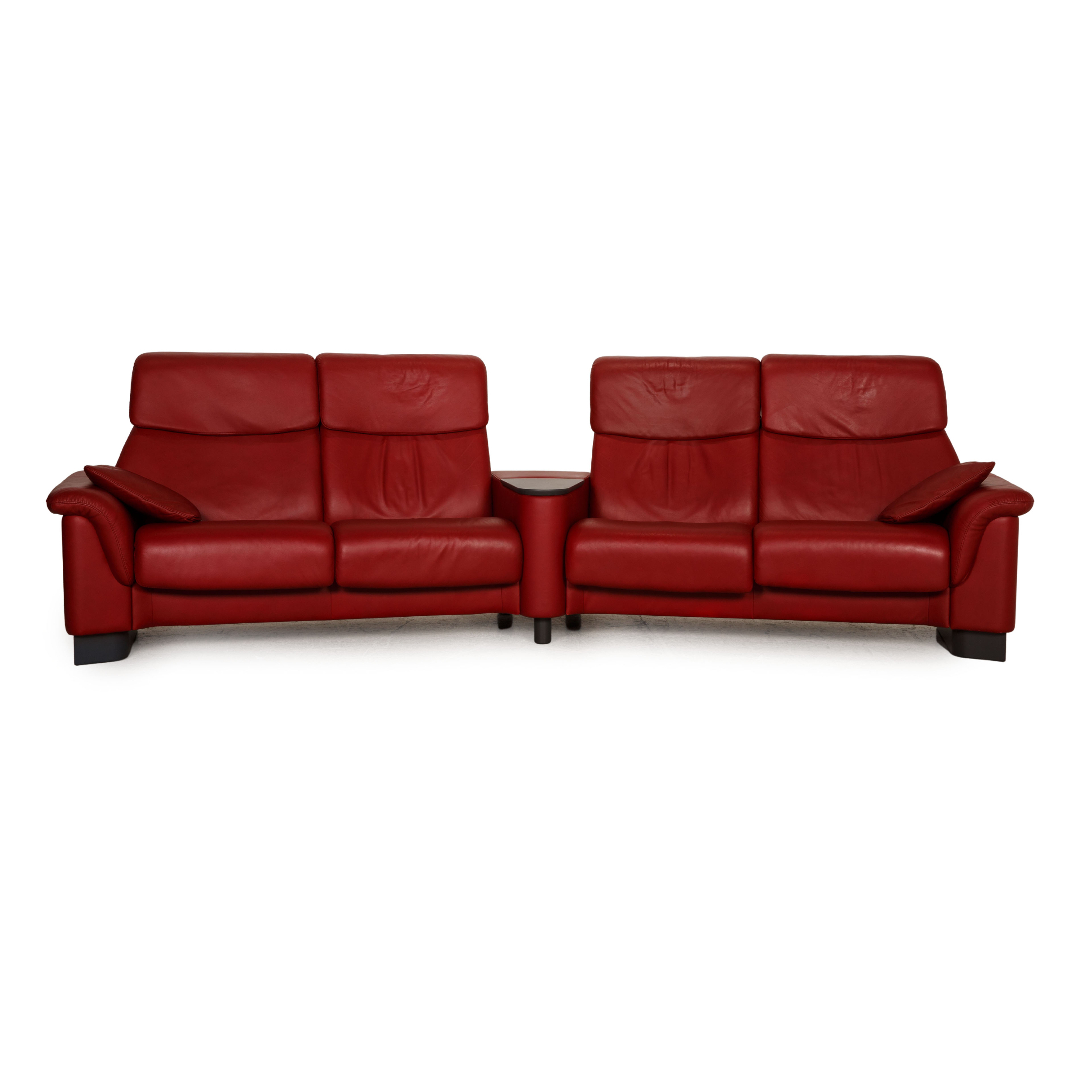 Paradise Sofa 4-Sitzer Leder Rot
