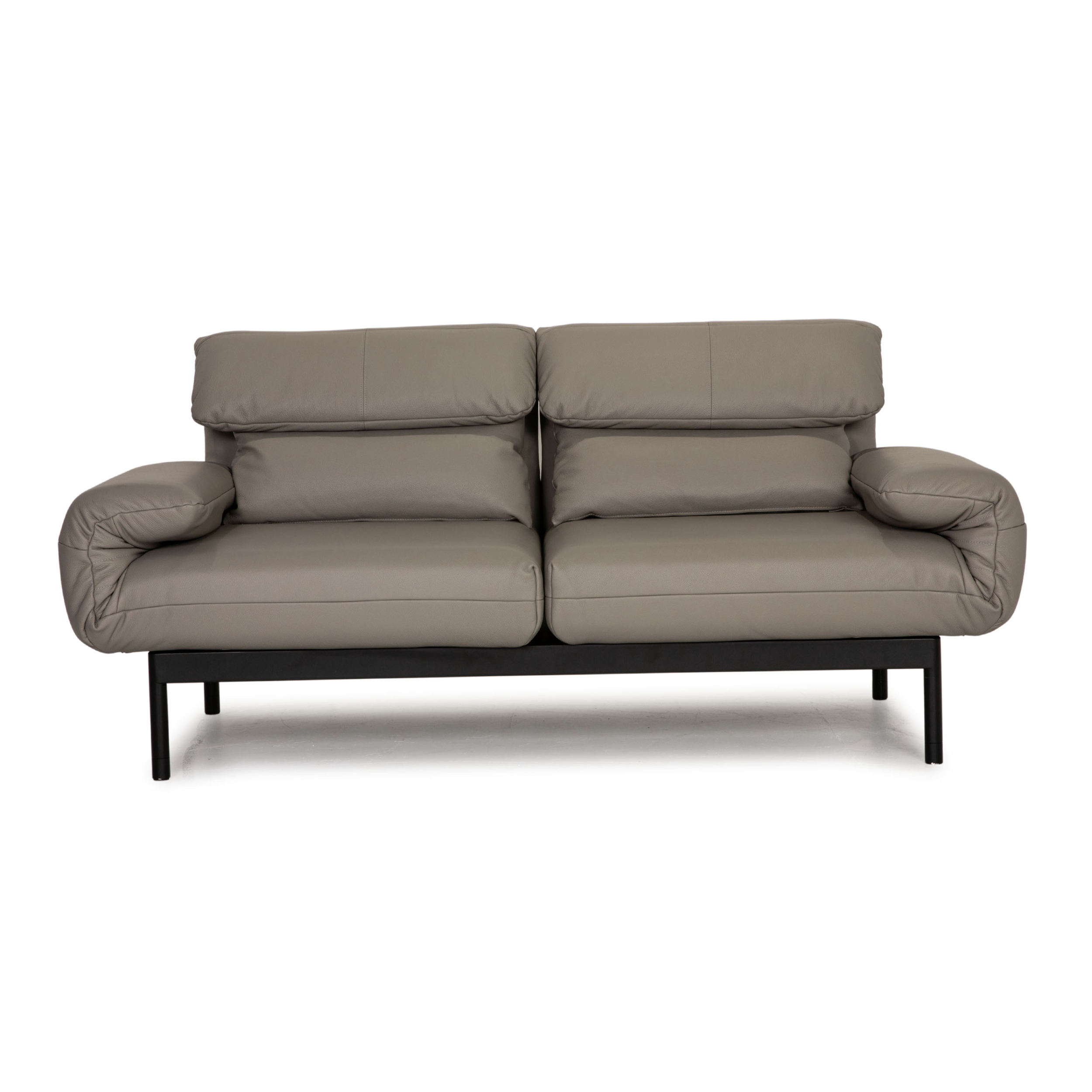 Plura Sofa 2-Sitzer Leder Grau