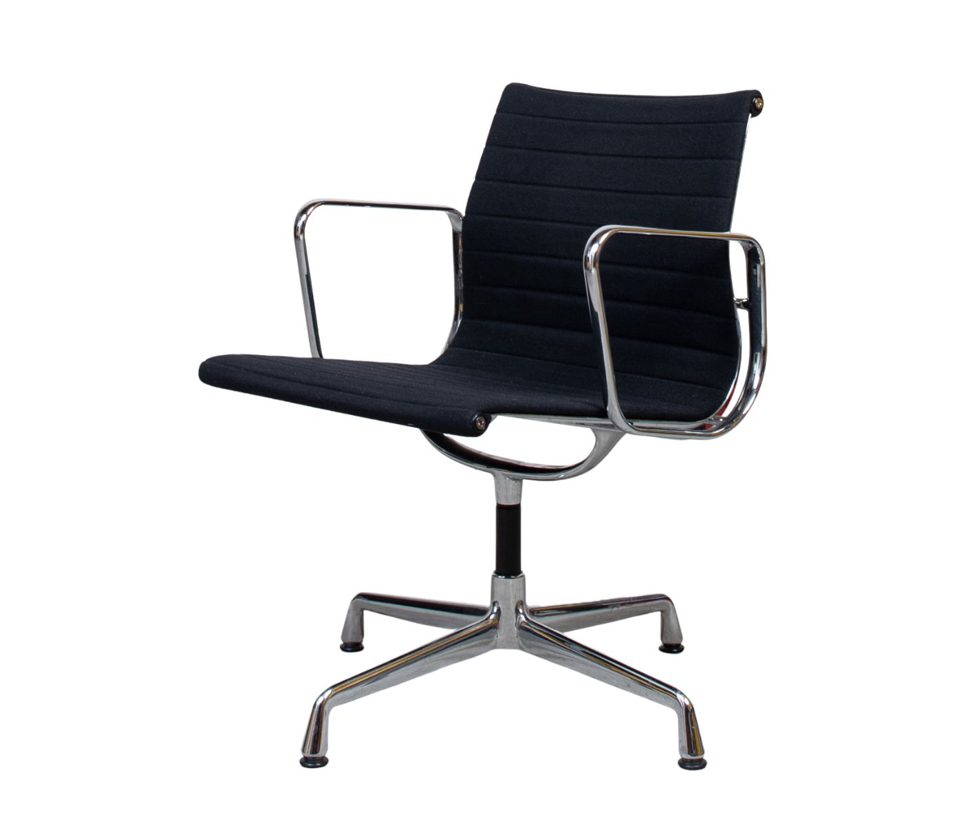 Eames EA 108 Aluminium Chair Schwarz