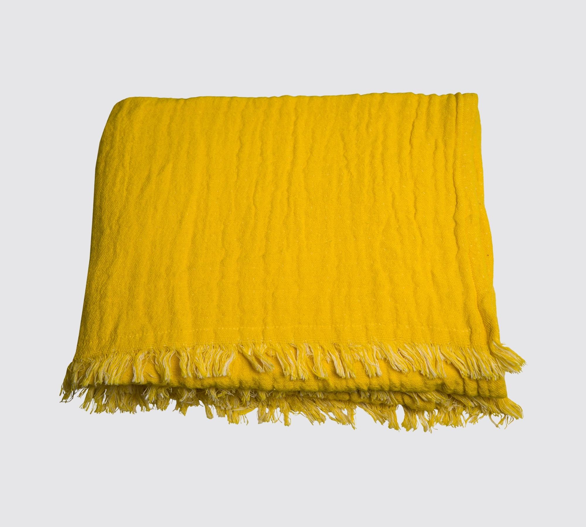 Tagesdecke Baumwolle Gelb