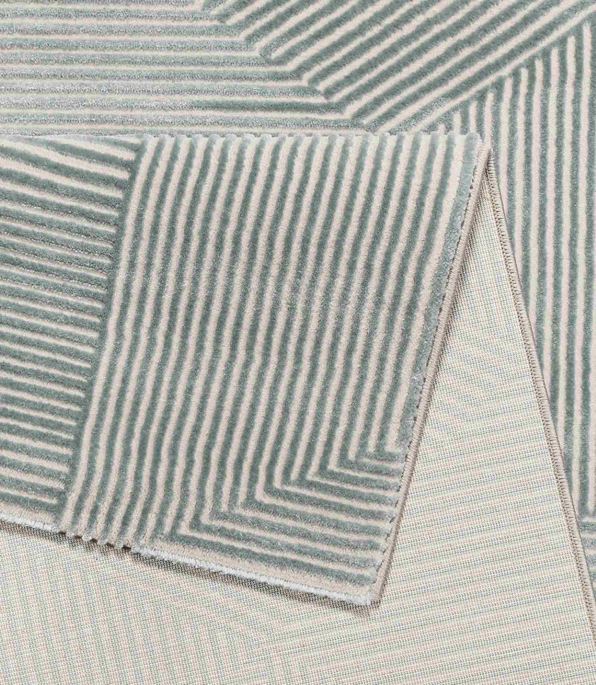 Kurzflorteppich Kunstfaser Grau 80x150cm
