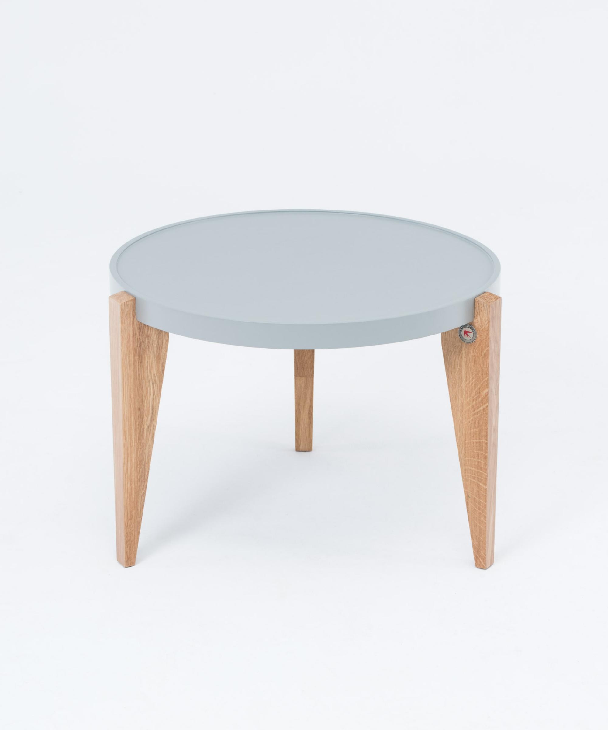 Tisch aus Handarbeit Bontri Color Collection Grau  