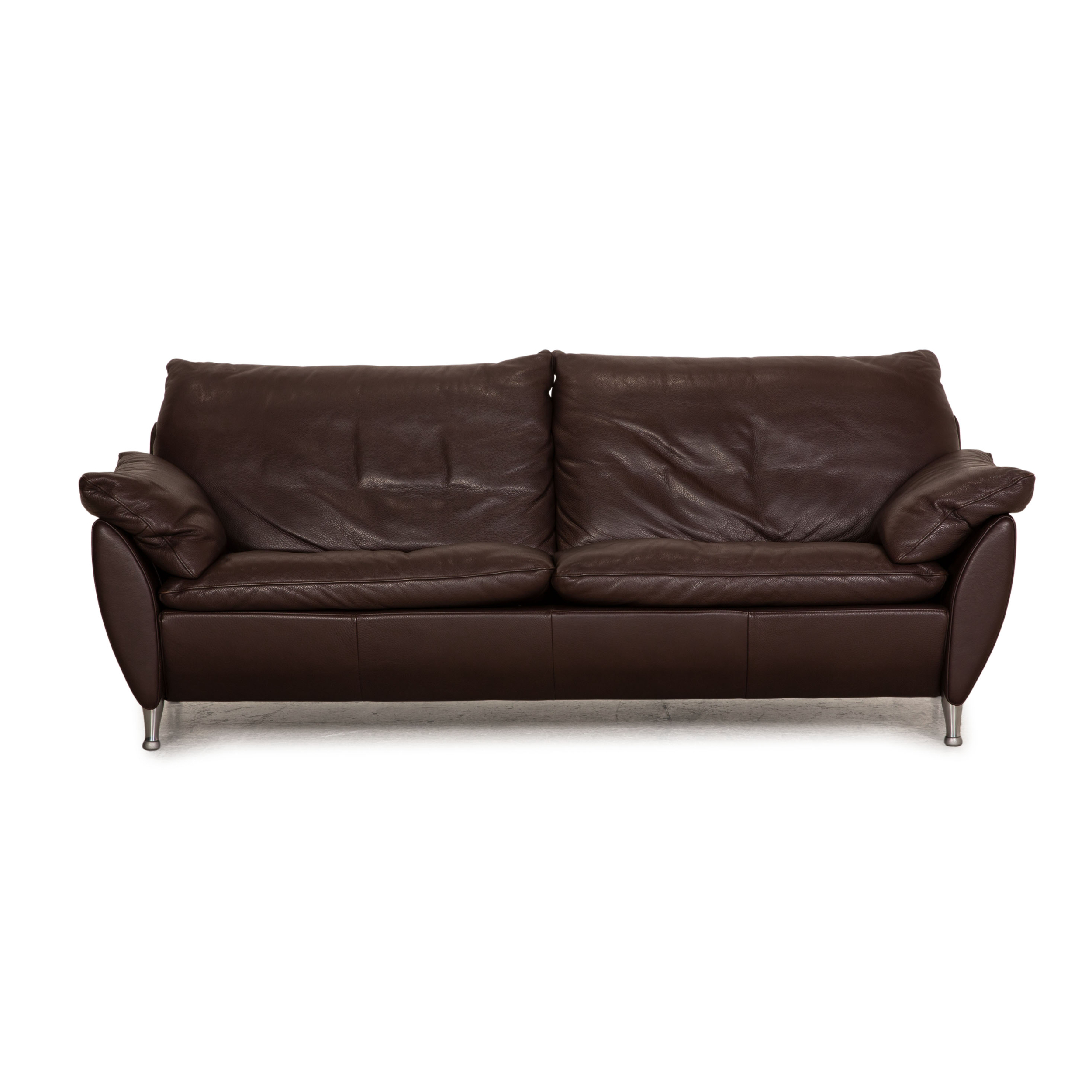 Sofa 3-Sitzer Leder Braun