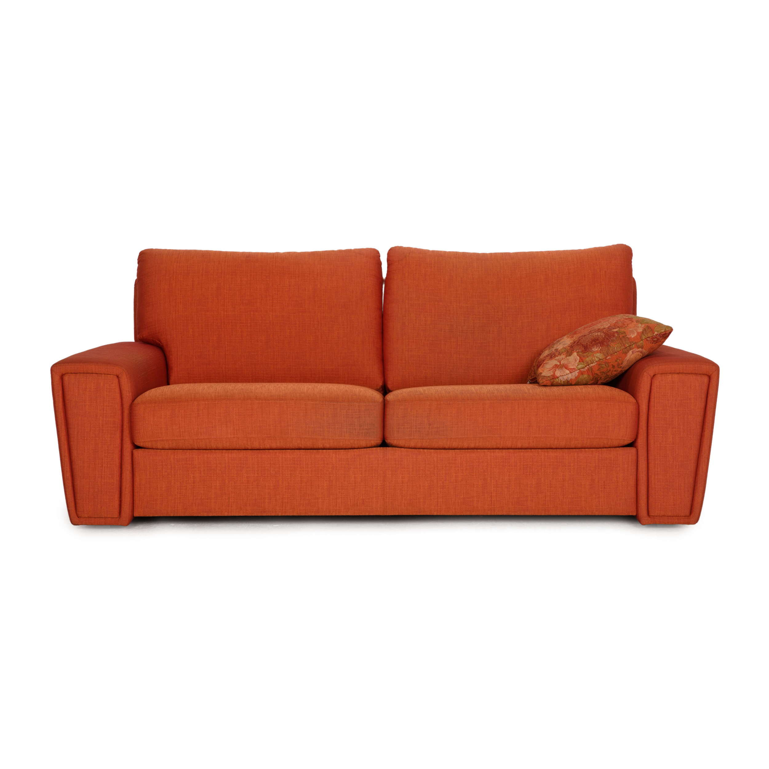 Sofa 2-Sitzer Stoff Orange