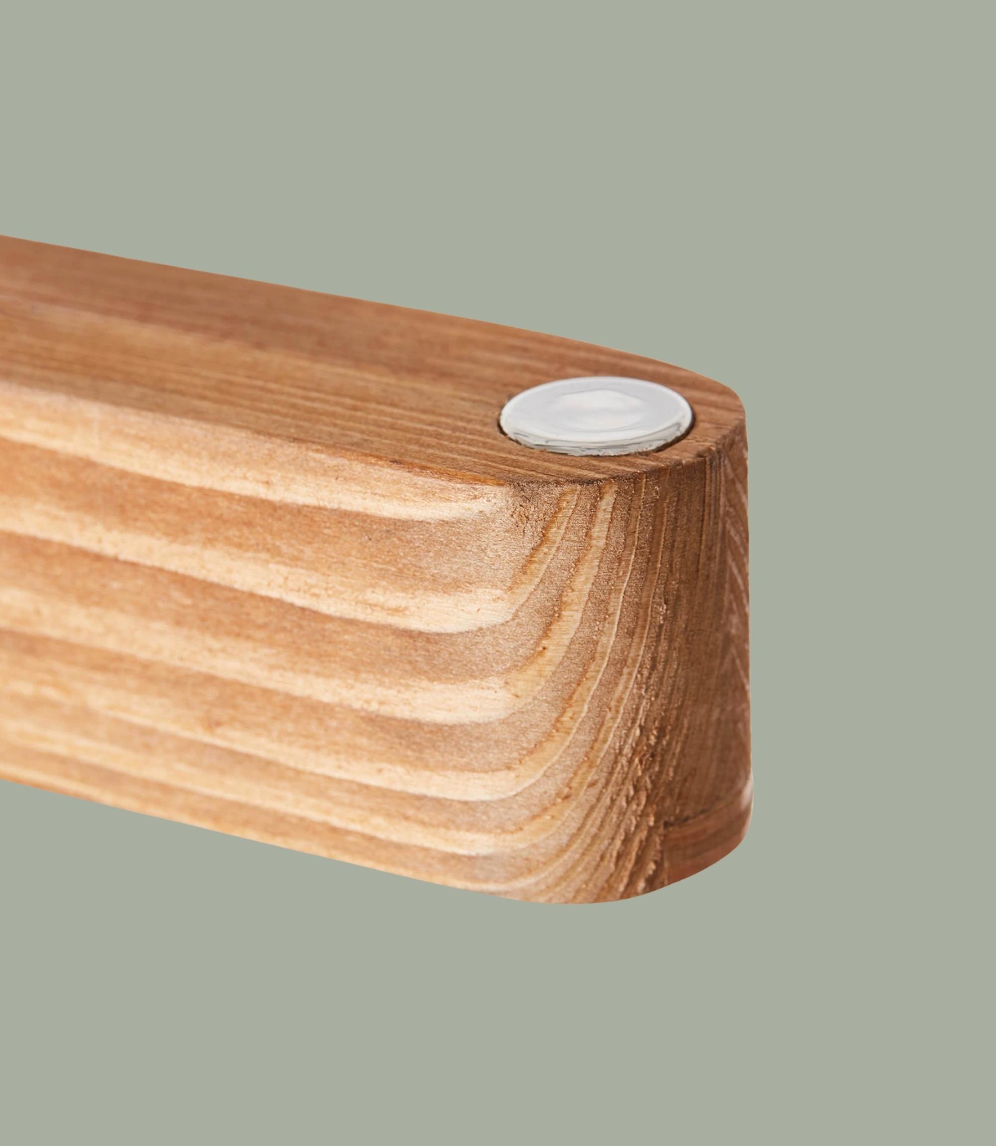 Minimalistische LED Pendelleuchte Holz