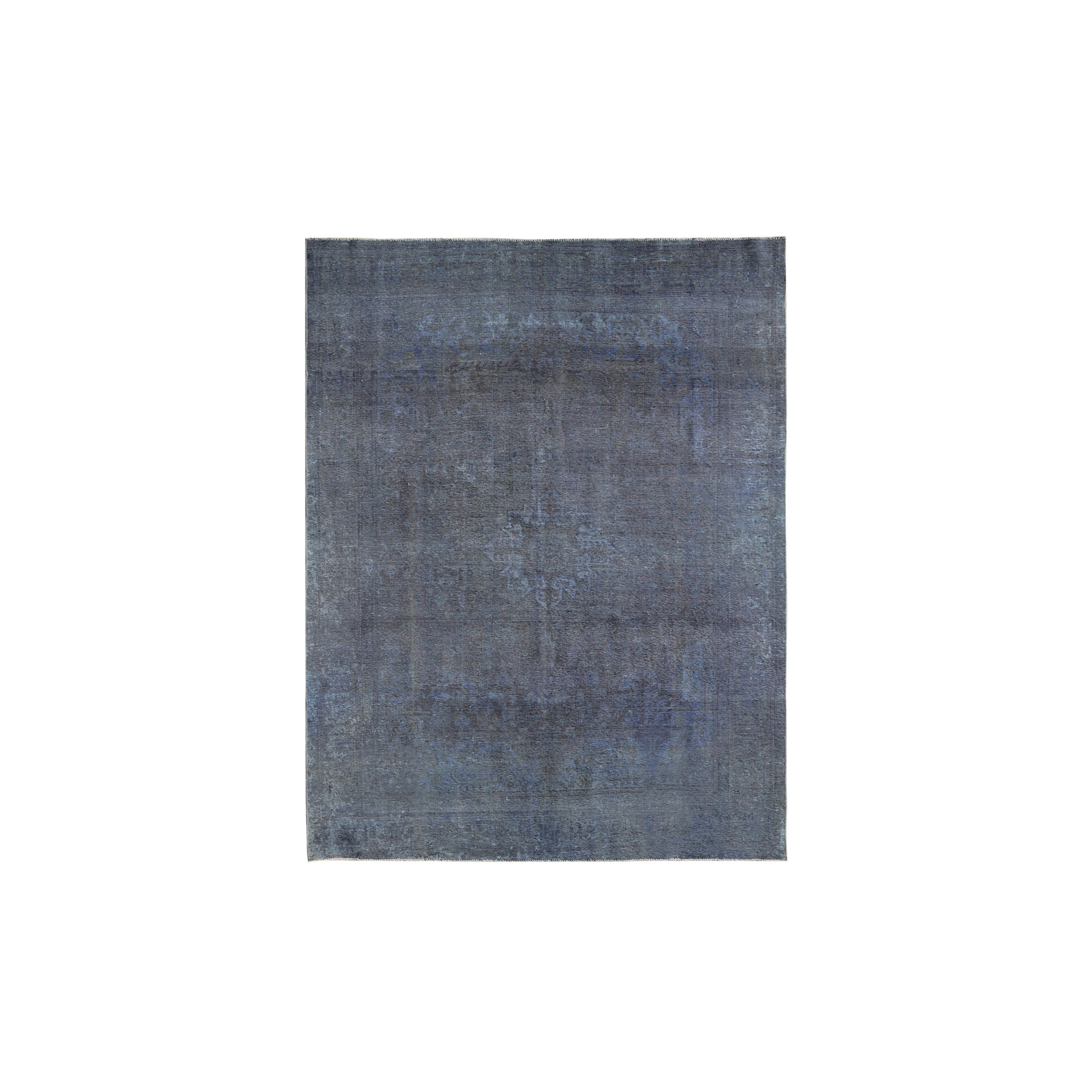 Teppich Wolle Blau 366cm x 290cm