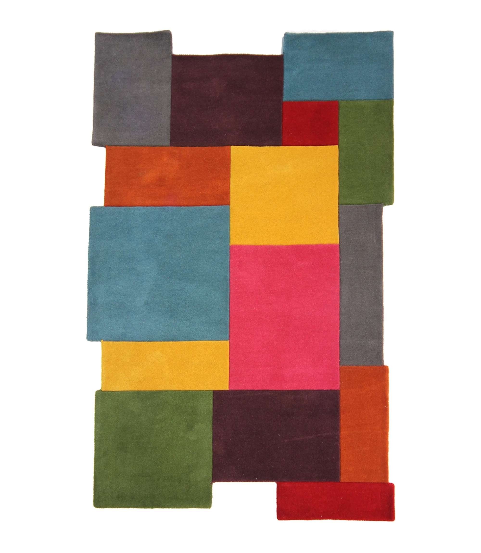 Wollteppich Multicolor 120x180cm