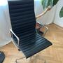 Eames Aluminium Chair EA 119 Leder Höhenverstellbar 0