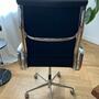 Eames Aluminium Chair EA 119 Leder Höhenverstellbar 5