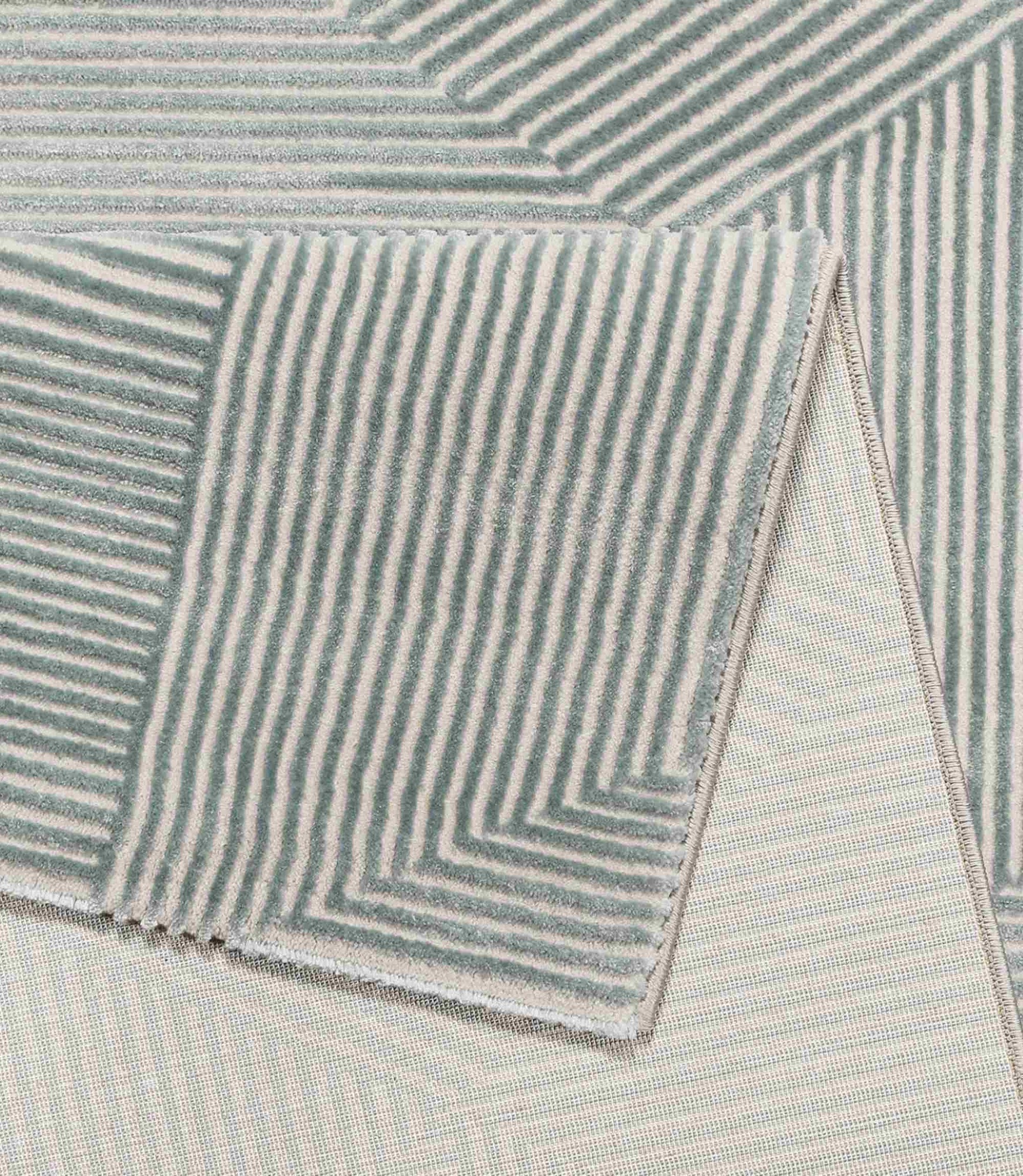 Kurzflorteppich Kunstfaser Grau 80x150cm 3