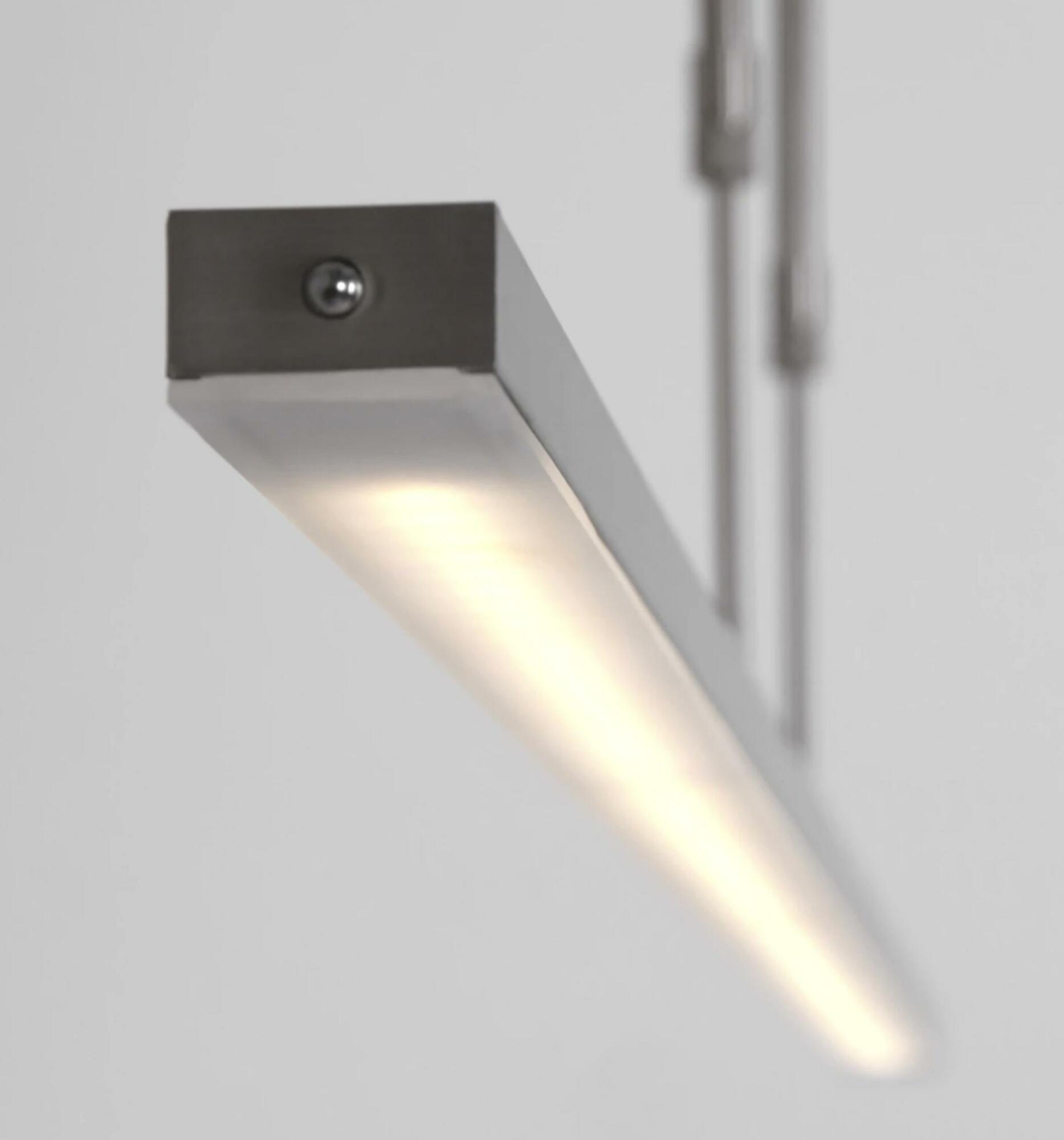 Elegante LED-Pendelleuchte Silber 2