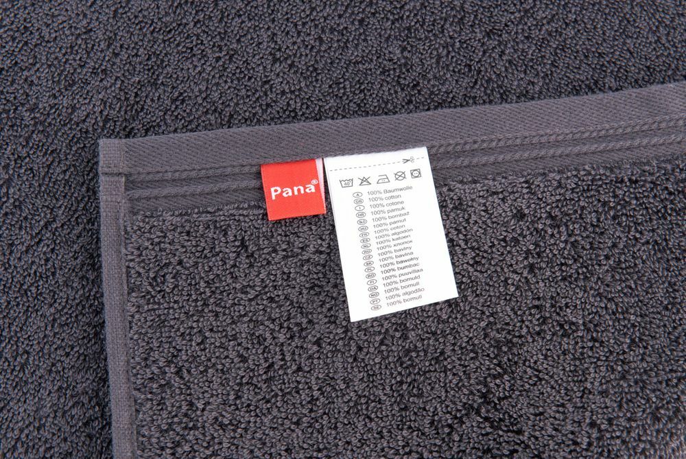 8-tlg. Handtuch-Set aus Baumwolle Grau Öko-Tex Standard 100 5